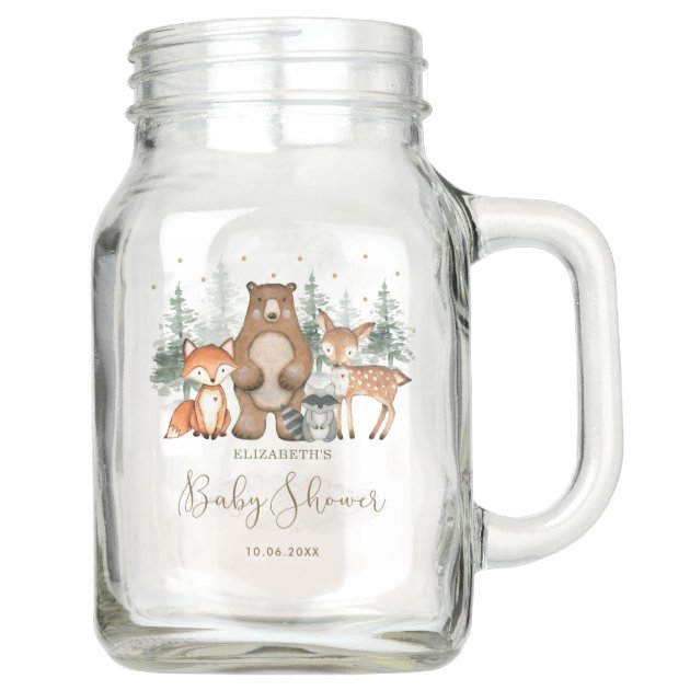 Custom Digital Copy Mason Jar Sprinkle Baby Shower Invitation
